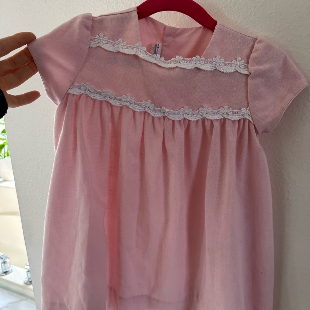 Pink Vintage Dress 2T - Picture 7 of 7